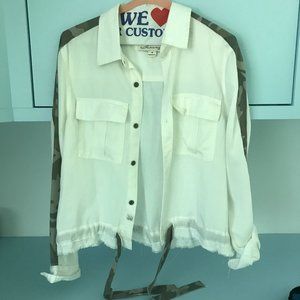 Vintage Havana light jacket with camo size medium